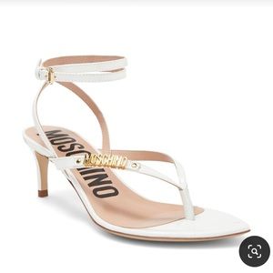 Moschino Ankle Strap Thong Sandal (Women)